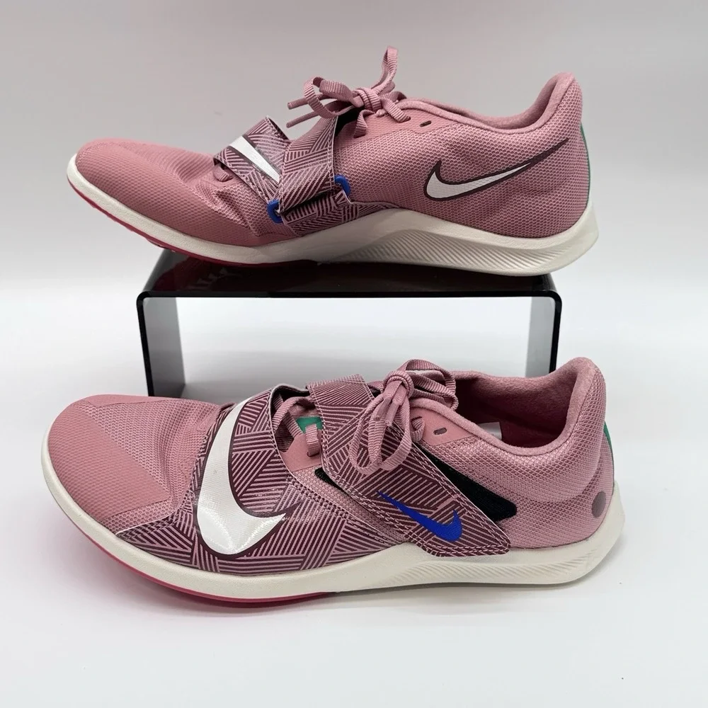 Size 9.5M- Nike Zoom Rival Track&Field Jumping Spikes Running Club, Red Stardust